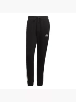 Adidas Essentials Fleece Tapered Cuff 3-Streifen Hose