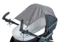 Sonnensegel Lifeline Mit UV Schutz Für Kinderwagen/Buggy In Hellgrau