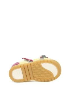 Leder-Sandalen In Gelb/ Pink -Kleidung Geschäft bartek leder sandalen in gelb pink 6