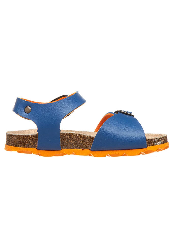 Sandalen In Blau/ Orange 2 Sandalen In Blau/ Orange – Bild 2