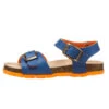 Sandalen In Blau/ Orange