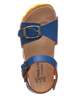 Sandalen In Blau/ Orange 8 Sandalen In Blau/ Orange -Kleidung Geschäft billowy sandalen in blau orange 3