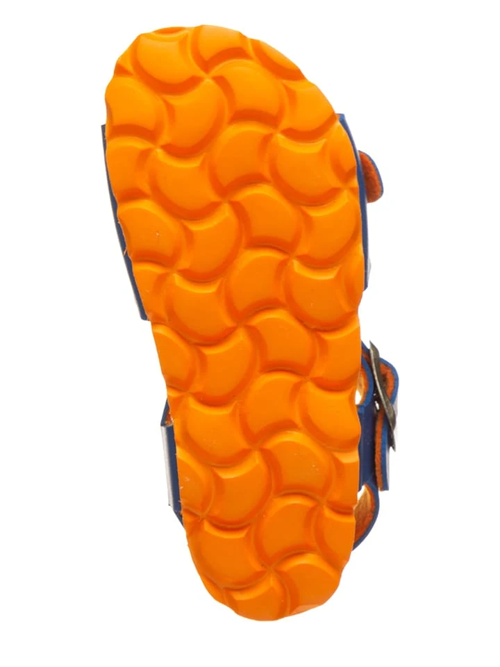 Sandalen In Blau/ Orange 5 Sandalen In Blau/ Orange – Bild 5