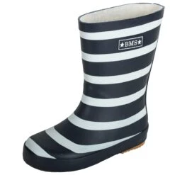 Gummistiefel "Naturkautschuck" In Blockstreifen