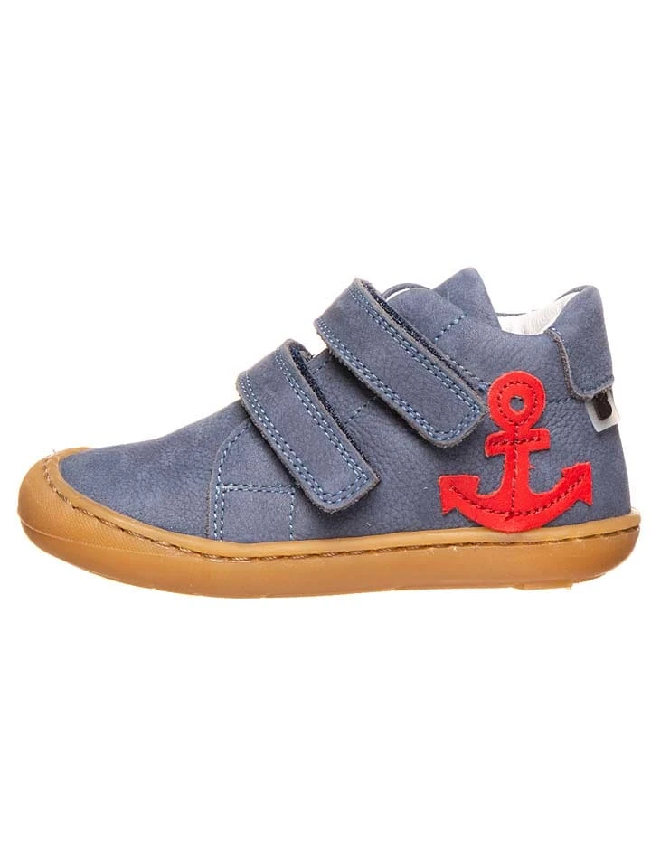 Leder-Sneakers In Blau 1 Leder-Sneakers In Blau