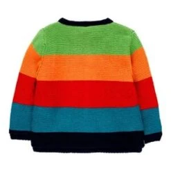 BOBOLI Strickjacke Mit Kapuze Und Plüschfutter Colorblock In Mehrfarbig -Kleidung Geschäft boboli strickjacke mit kapuze und pluschfutter colorblock in mehrfarbig 5