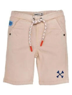Bermudas "AHOY" In Beige