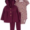 Carter's™ 3tlg. Outfit In Lila