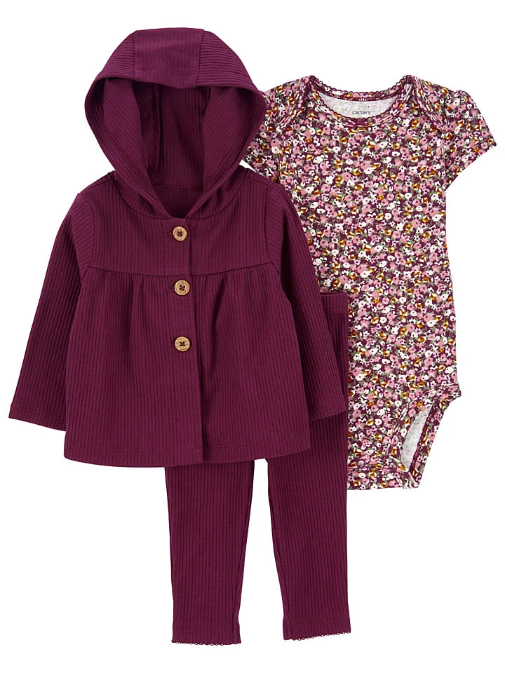 Carter's™ 3tlg. Outfit In Lila 1 Carter's™ 3tlg. Outfit In Lila