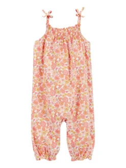 Carter's™ Overall In Orange/ Rosa