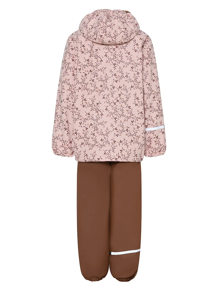 CeLaVi 2tlg. Regenoutfit In Rosa/ Braun 2 CeLaVi 2tlg. Regenoutfit In Rosa/ Braun – Bild 2