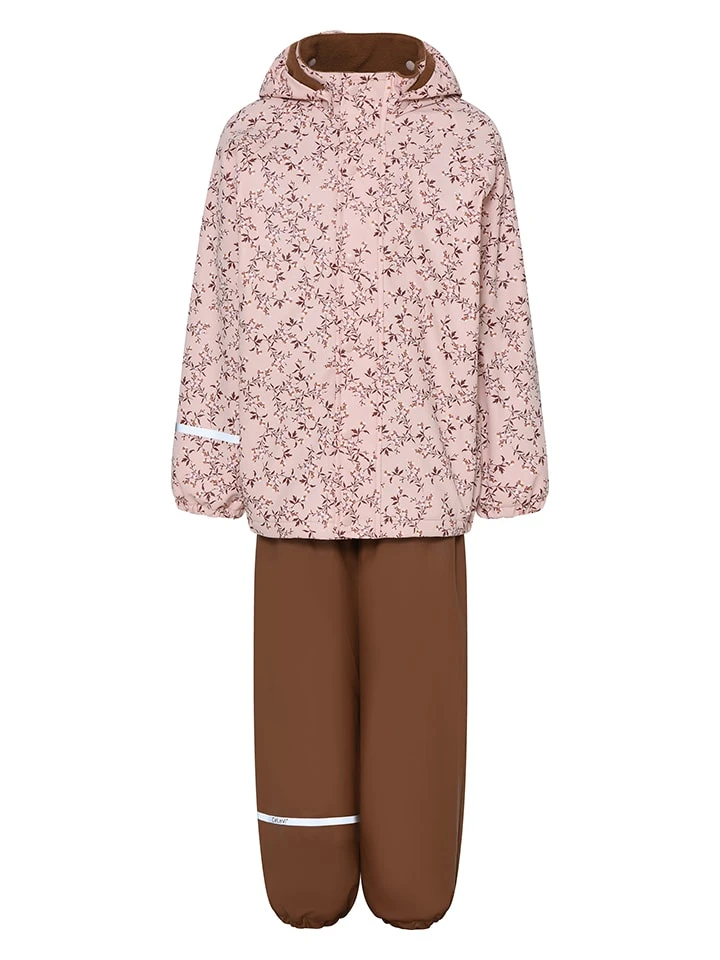 CeLaVi 2tlg. Regenoutfit In Rosa/ Braun 1 CeLaVi 2tlg. Regenoutfit In Rosa/ Braun