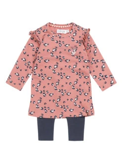 Dirkje 2tlg. Outfit In Rosa/ Dunkelblau