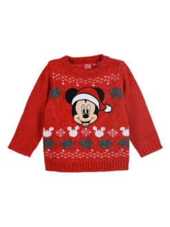 Pullover "Mickey" In Rot