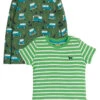 Frugi 2tlg. Set: Shirt Und Longsleeve In Grün