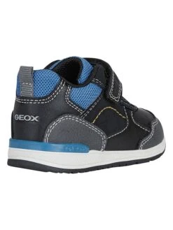 Geox Sneakers "Rishon" In Schwarz/ Blau -Kleidung Geschäft geox sneakers rishon in schwarz blau 2