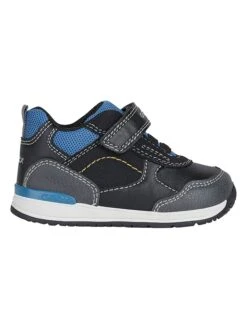 Geox Sneakers "Rishon" In Schwarz/ Blau -Kleidung Geschäft geox sneakers rishon in schwarz blau 3