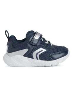 Geox Sneakers "Sprintye" In Dunkelblau/ Silber