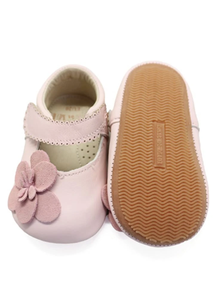 Leder-Krabbelschuhe "Cassiopée" In Rosa 3 Leder-Krabbelschuhe "Cassiopée" In Rosa – Bild 3