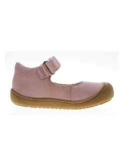 Leder-Ballerinas In Rosa -Kleidung Geschäft lamino leder ballerinas in rosa 2