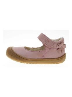 Leder-Ballerinas In Rosa