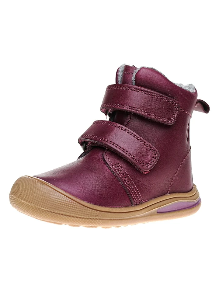 Leder-Winterboots In Lila 2 Leder-Winterboots In Lila – Bild 2