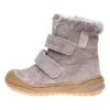 Leder-Winterboots In Mauve
