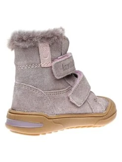 Leder-Winterboots In Mauve -Kleidung Geschäft lamino leder winterboots in mauve 4