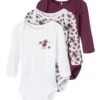 NAME IT Body Langarm 3er Pack In Prune Purple