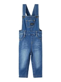 NAME IT Jeanslatzhose In Medium Blue Denim