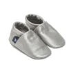 Krabbelschuhe / Lederpuschen Uni Grau
