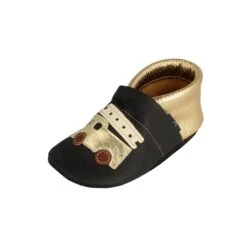 Lauflernschuhe / Lederpuschen Mit Feuerwehr In Schwarz / Gold -Kleidung Geschäft pantau its a small world lauflernschuhe lederpuschen mit feuerwehr in schwarz gold 3