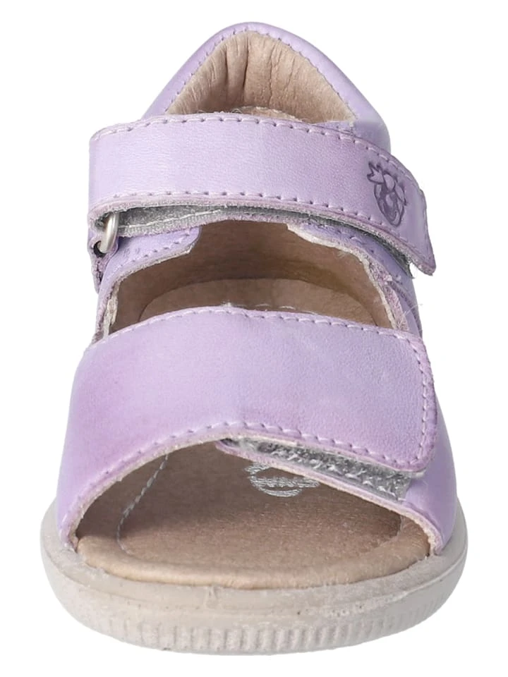 Leder-Sandalen "Taya" In Flieder 4 Leder-Sandalen "Taya" In Flieder – Bild 4