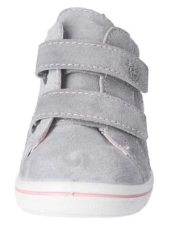 Leder-Sneakers "Cherri" In Grau/ Rosa -Kleidung Geschäft pepino leder sneakers cherri in grau rosa 2