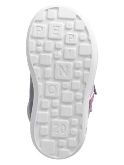 Leder-Sneakers "Cherri" In Grau/ Rosa -Kleidung Geschäft pepino leder sneakers cherri in grau rosa 5