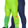 Playshoes 2er-Set: Strumpfhose In Grün/ Dunkelblau