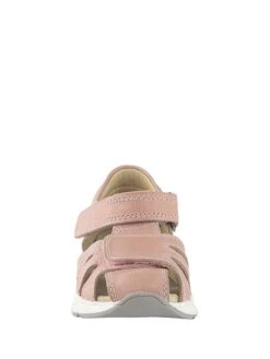 Leder-Halbsandalen In Rosa -Kleidung Geschäft rap leder halbsandalen in rosa 2