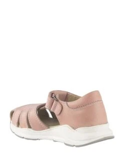 Leder-Halbsandalen In Rosa -Kleidung Geschäft rap leder halbsandalen in rosa 3