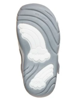 Leder-Halbsandalen In Grau -Kleidung Geschäft richter shoes leder halbsandalen in grau 4