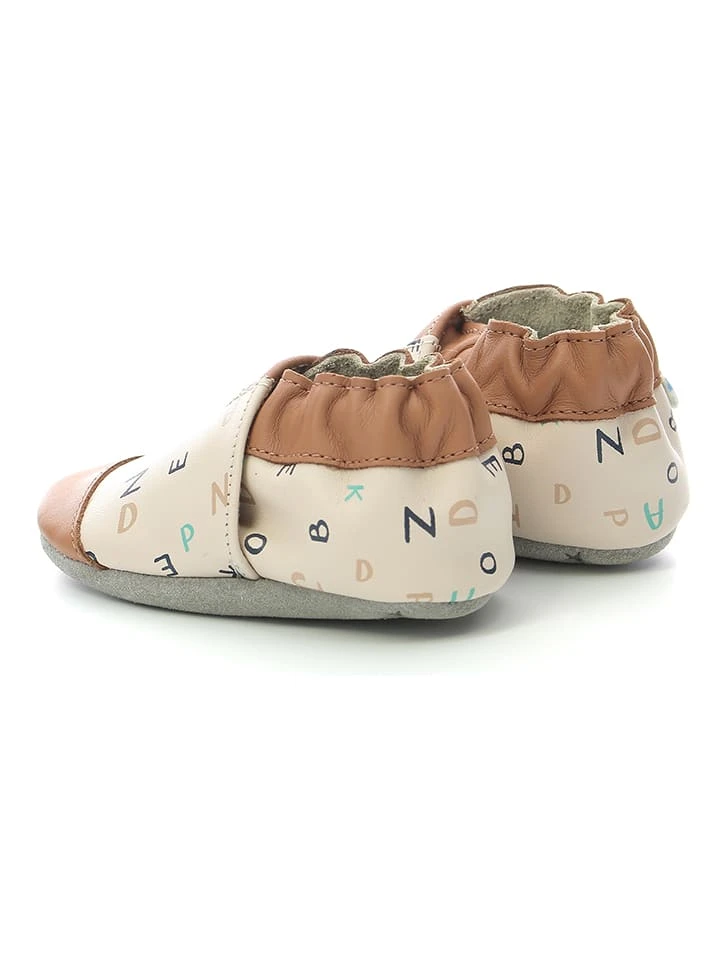 ROBEEZ Leder-Krabbelschuhe "ABC Lesson" In Beige/ Hellbraun 7 ROBEEZ Leder-Krabbelschuhe "ABC Lesson" In Beige/ Hellbraun – Bild 7