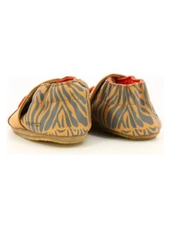 ROBEEZ Leder-Krabbelschuhe "Awesome Tiger" In Orange -Kleidung Geschäft robeez leder krabbelschuhe awesome tiger in orange 5