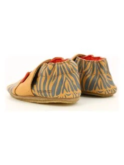 ROBEEZ Leder-Krabbelschuhe "Awesome Tiger" In Orange -Kleidung Geschäft robeez leder krabbelschuhe awesome tiger in orange 6