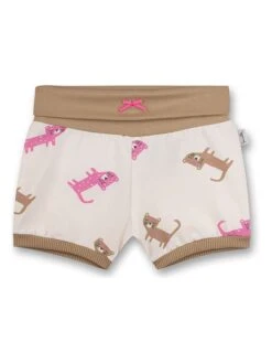 Shorts "Lovely Leo" In Beige/ Braun