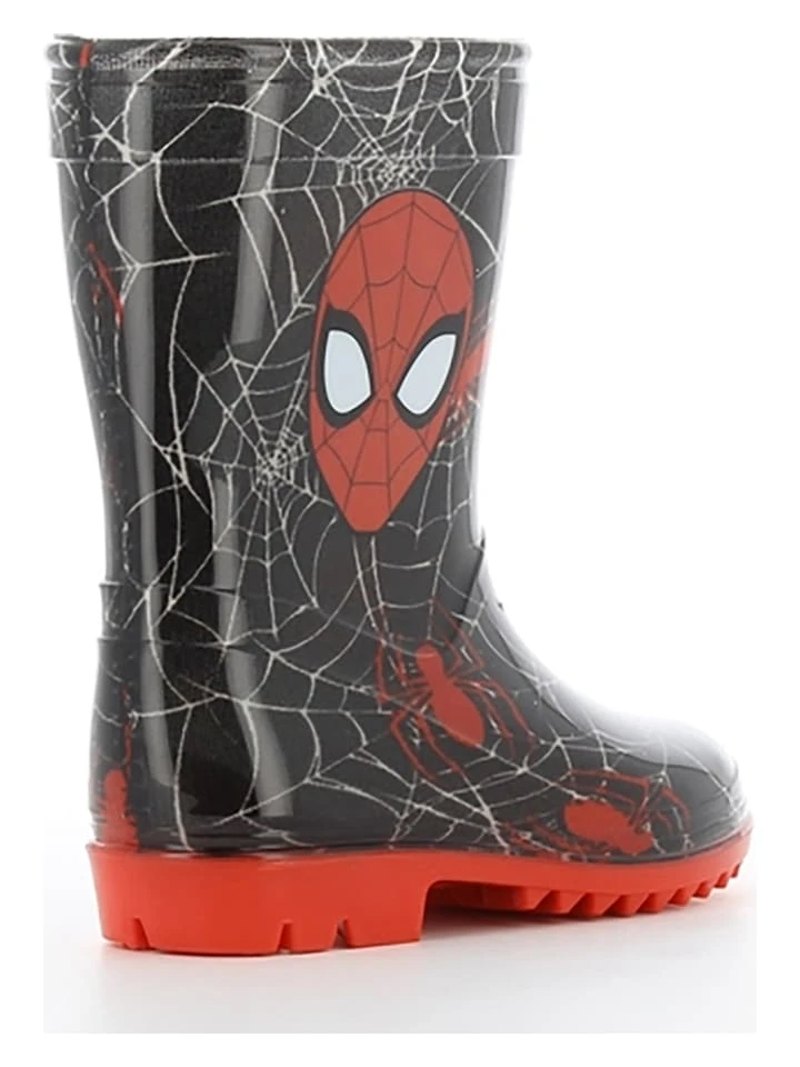Spiderman Gummistiefel In Schwarz 2 Spiderman Gummistiefel In Schwarz – Bild 2
