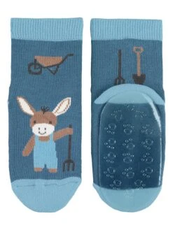 Sterntaler Socken "Fli Fli AIR Emmilius" In Blau