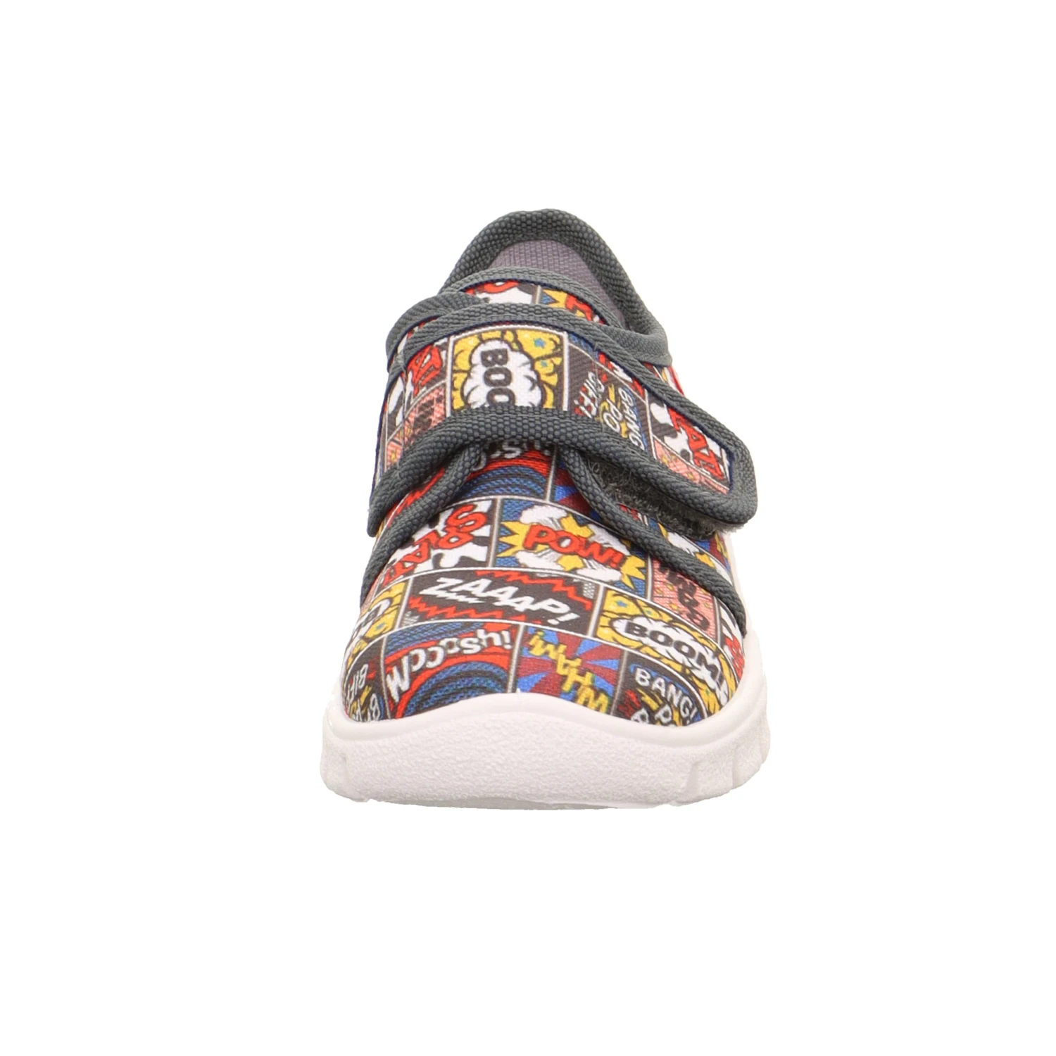 Superfit Geschlossener Hausschuh BOBBY In Grau/Mehrfarbig 2 Superfit Geschlossener Hausschuh BOBBY In Grau/Mehrfarbig – Bild 2