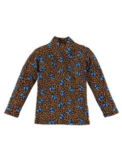 Longsleeve In Braun/ Blau