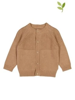 Wheat Cardigan "Eddy" In Hellbraun