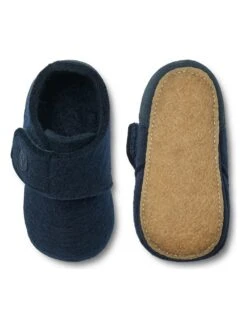 Wheat Hausschuhe "Marlin" In Dunkelblau -Kleidung Geschäft wheat hausschuhe marlin in dunkelblau 2