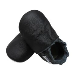 Baby Krabbelschuhe In Einfarbig Schwarz 7 Baby Krabbelschuhe In Einfarbig Schwarz -Kleidung Geschäft yalion baby krabbelschuhe in einfarbig schwarz 2